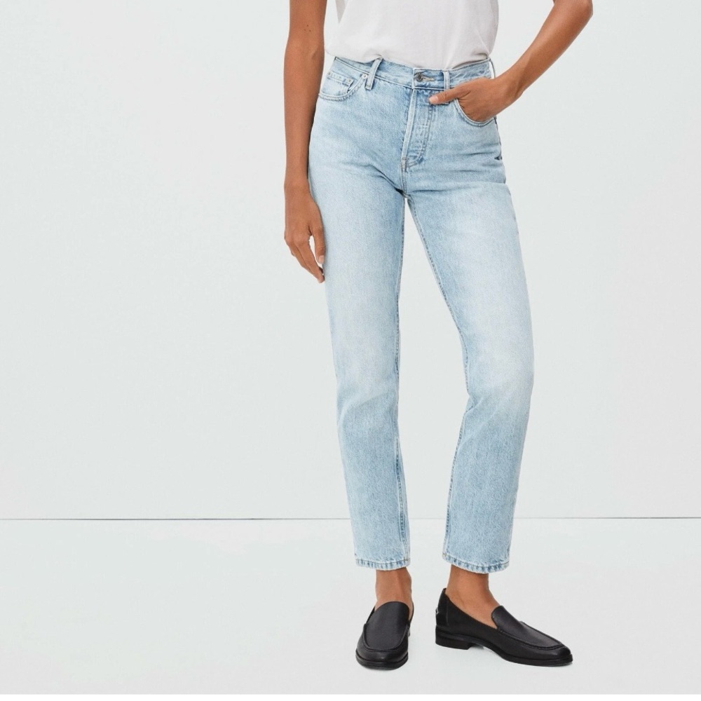 nwt Everlane Light Blue Women's Jeans 90s cheeky crop 32